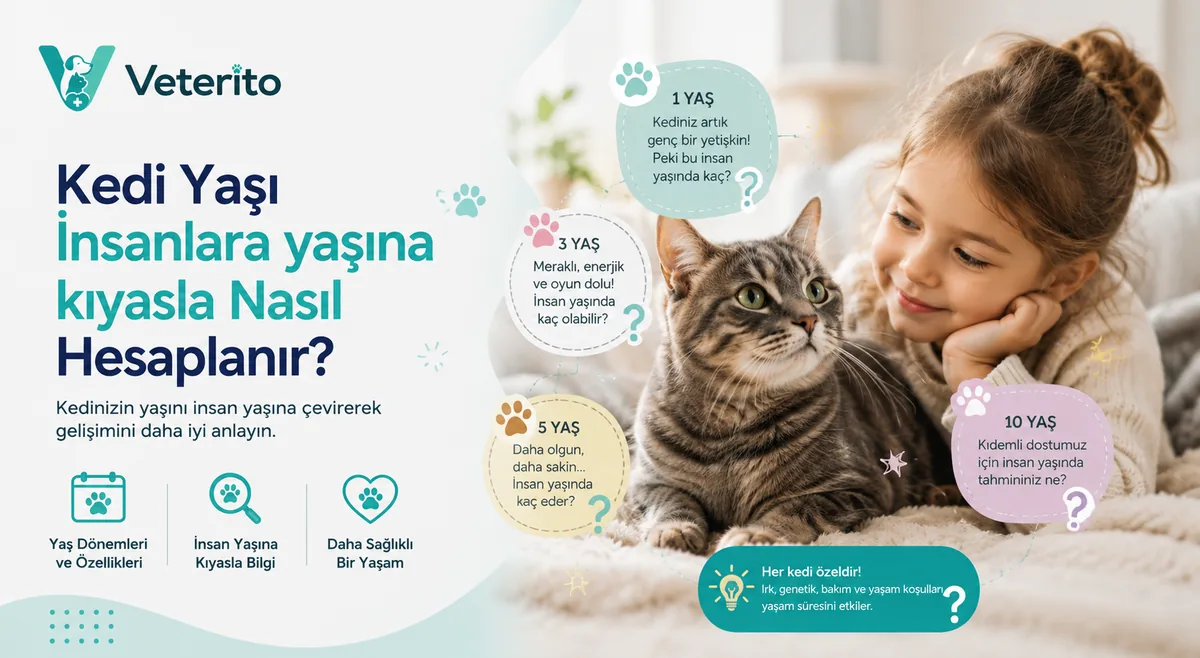 Kedi Yaşı Nasıl Hesaplanır? İnsan Yaşına Çevirme Tablosu
