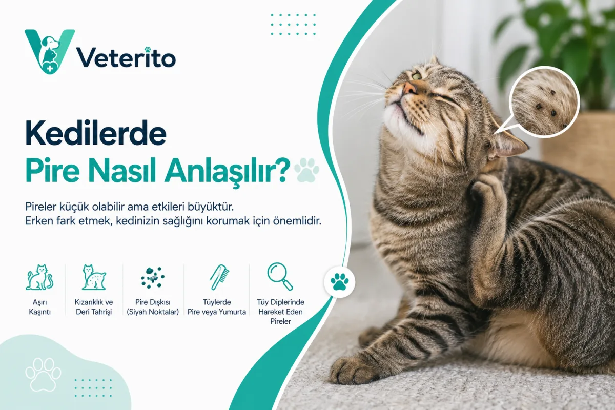 Kedilerde Pire Nasıl Anlaşılır?